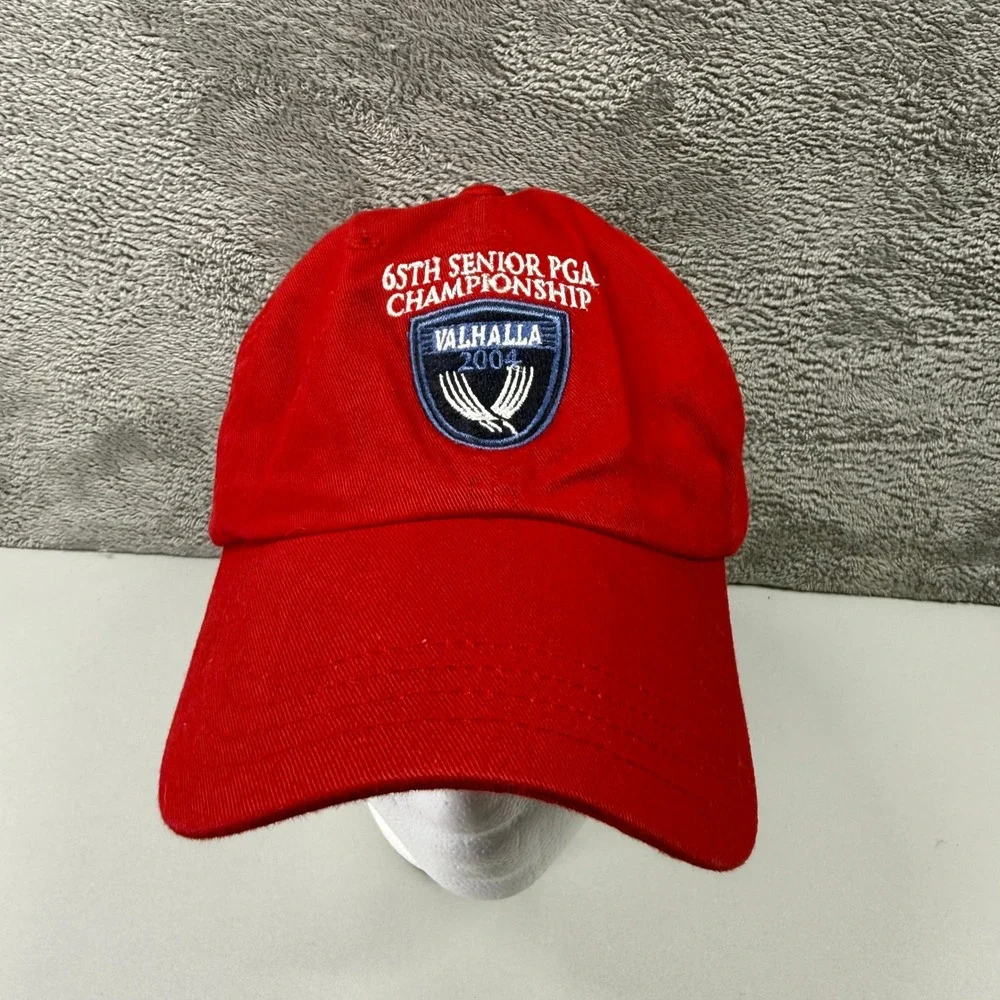 Imperial 65th Senior PGA Championship Valhalla 2004 Golf Hat Red Adjustable Cap